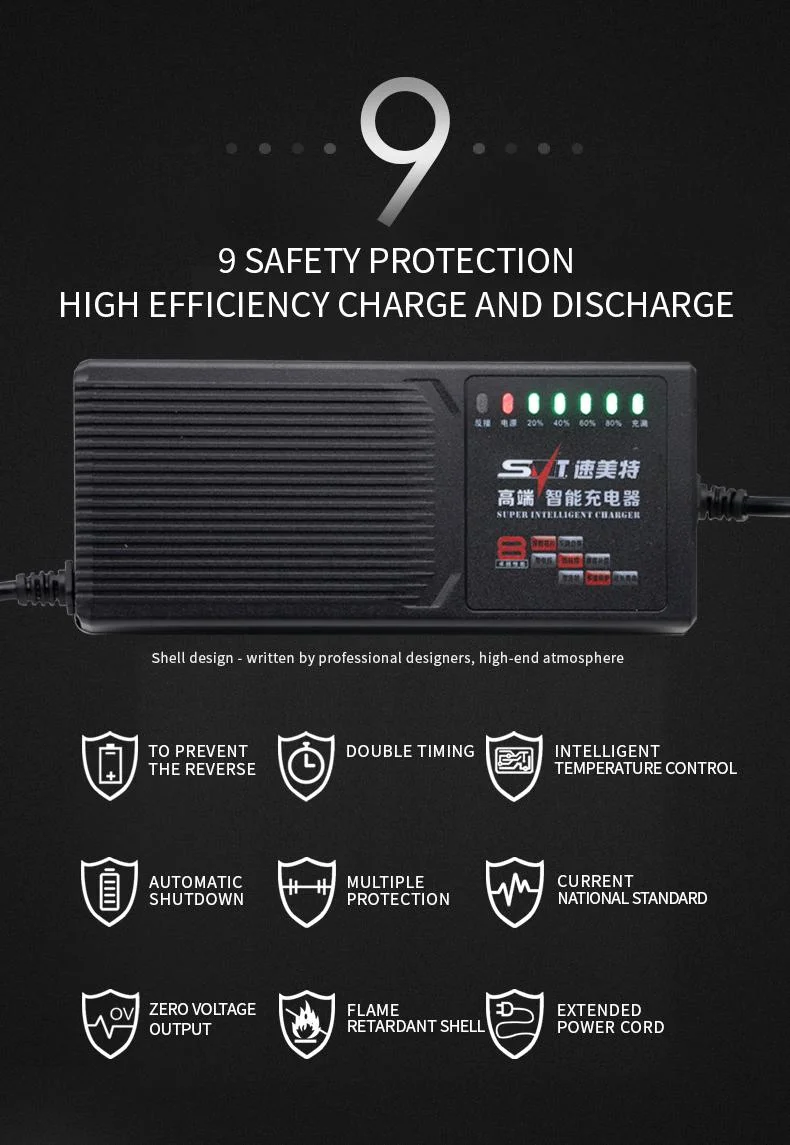 48V20ah Portable Lead-Acid Battery Charger