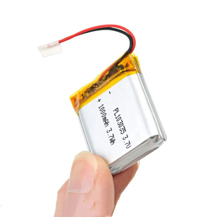 Factory Common Model 3.7V 103035 1000mAh Lithium Polymer Rechargeable Battery