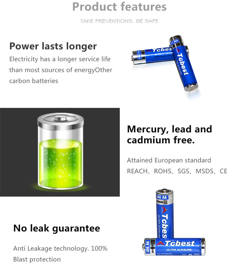 Battery Factory with CE/RoHS Certification 27A 12V Super Alkaline Battery AA AAA 6lr61 Lr20 Lr14 12V 23A 27A All Kinds of Dry Batteries for Remote Control