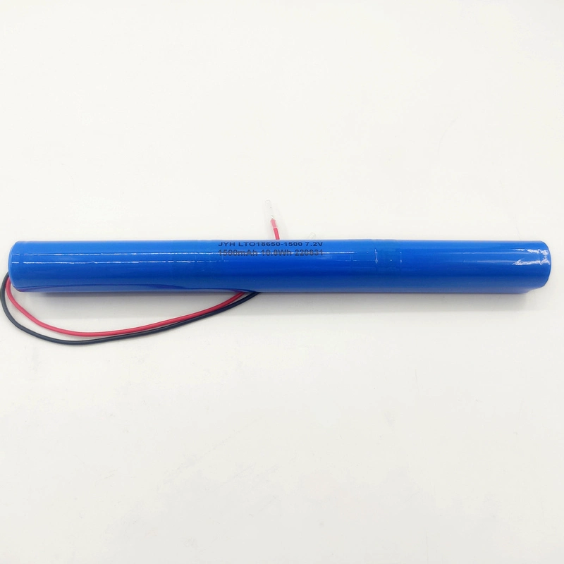 Lto 18650 7.2V 1.5ah Low Temperature Rechargeable Battery Pack